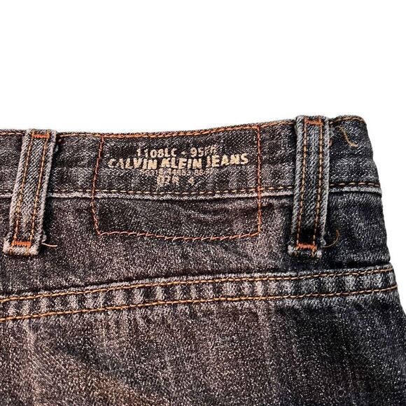 Calvin Klein Jeans Men's 71194 Rigid Denim Boot Cut Jeans Gray Size W36 - Picture 7 of 13